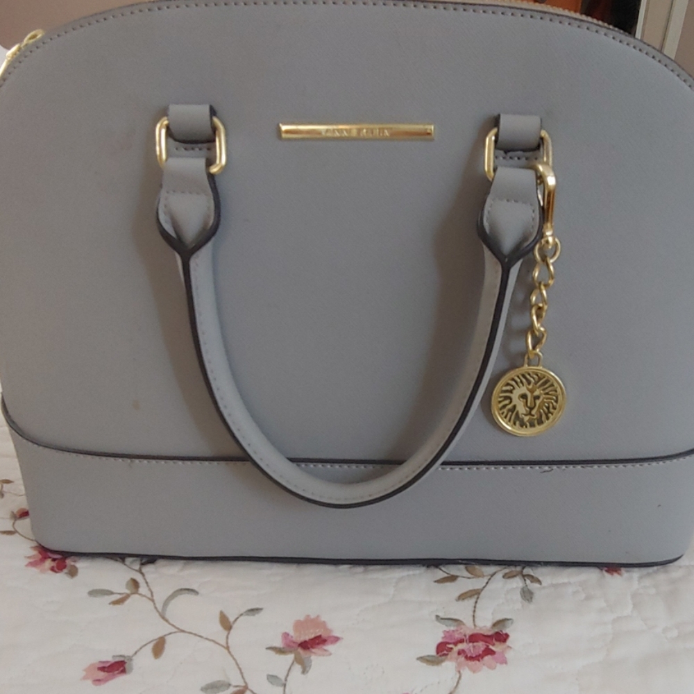 Gray Anne Klein purse